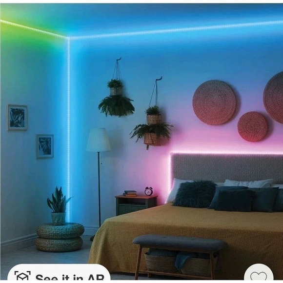 13.1' LED Flexible Strip Rope Light West & Arrow Ombre Color White Pink & Purple - Picture 6 of 7